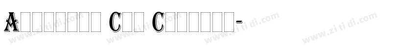 Algerian Com Condens字体转换